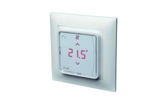 Termostat de cameră Danfoss Icon cu afișaj 230V,(cu fir) 088U1010 foto
