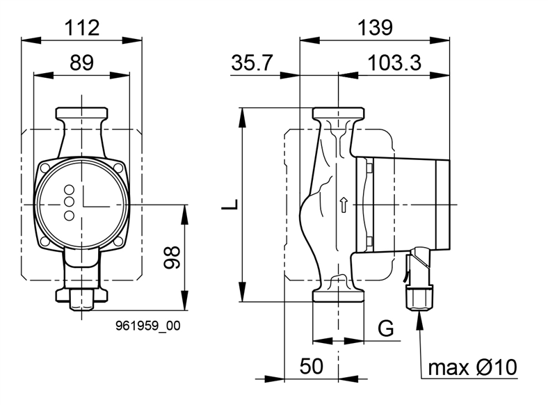 Pompa de circulatie Biral CompAX 25-6 180 RED 6324196 foto