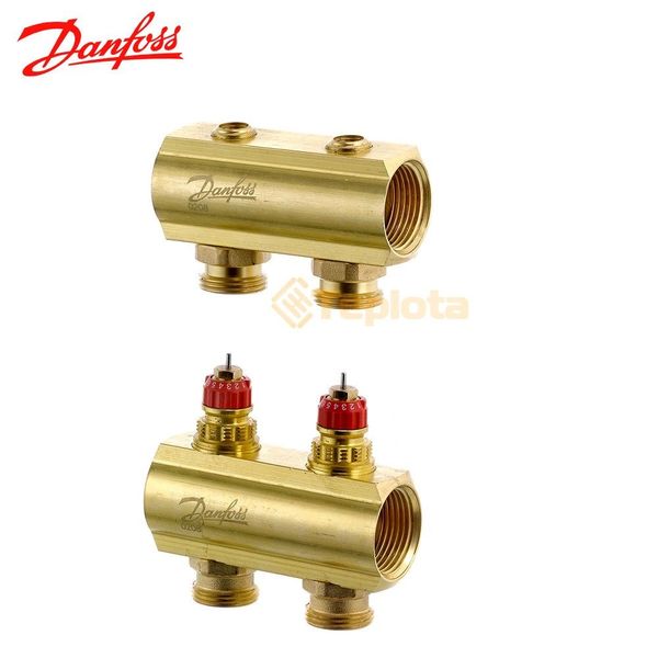 Danfoss Коллектор FHF 2 без расходомеров 088U0502 фото