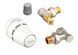 Комплект с датчиком Danfoss Regus&reg; , клапаном RA-FN и запорным кожухом RLV-S. Радиаторные клапаны с патрубком с уплотнительным кольцом. RA-FN, RLV-S, DN 15, Угловой 015G5301 фото 2