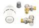 Комплект с датчиком Danfoss Regus&reg; , клапаном RA-FN и запорным кожухом RLV-S. Радиаторные клапаны с патрубком с уплотнительным кольцом. RA-FN, RLV-S, DN 15, Угловой 015G5301 фото 1