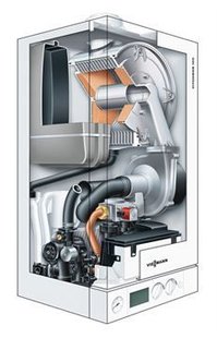 VIESSMANN Vitodens 100-W 26KW с подставным бойлером Vitocell на 120л 6226954 фото