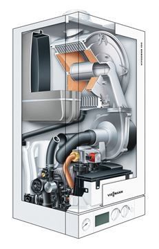 VIESSMANN Vitodens 100-W 26KW cu boiler Vitocell 120L 6226954 foto