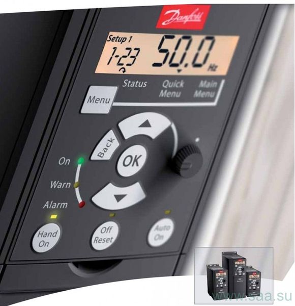 Display Danfoss LCP 12 cu potentiometru IP 21 132B0101 foto